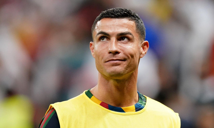 File photo dated 06-12-2022 of Portugal's Cristiano Ronaldo. Cristiano Ronaldos first game since moving to Saudi Arabia could come against a Paris St Germain side featuring Lionel Messi later this month. Issue date: Monday January 9, 2023.