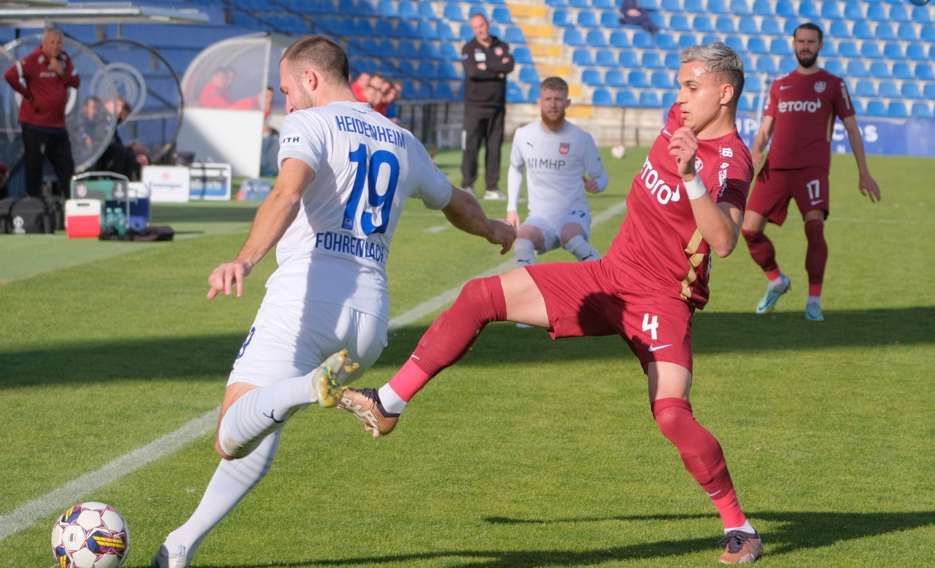 CFR Cluj termină cu o singură victorie cantonamentul din Spania. Campioana României, egal cu Heidenheim