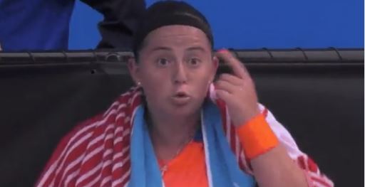 Jelena Ostapenko, gesturi sfidătoare la Australian Open. Ce a nemulțumit-o pe letonă