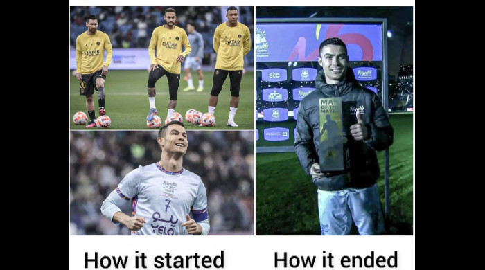 Cele mai bune 10 meme-uri pe tema pozei cu Cristiano Ronaldo și