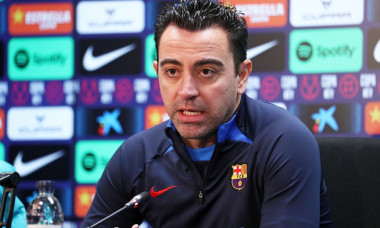 Barcelona - Press conference Xavi Hernandez FC Barcelona coach, Spain - 18 Jan 2023