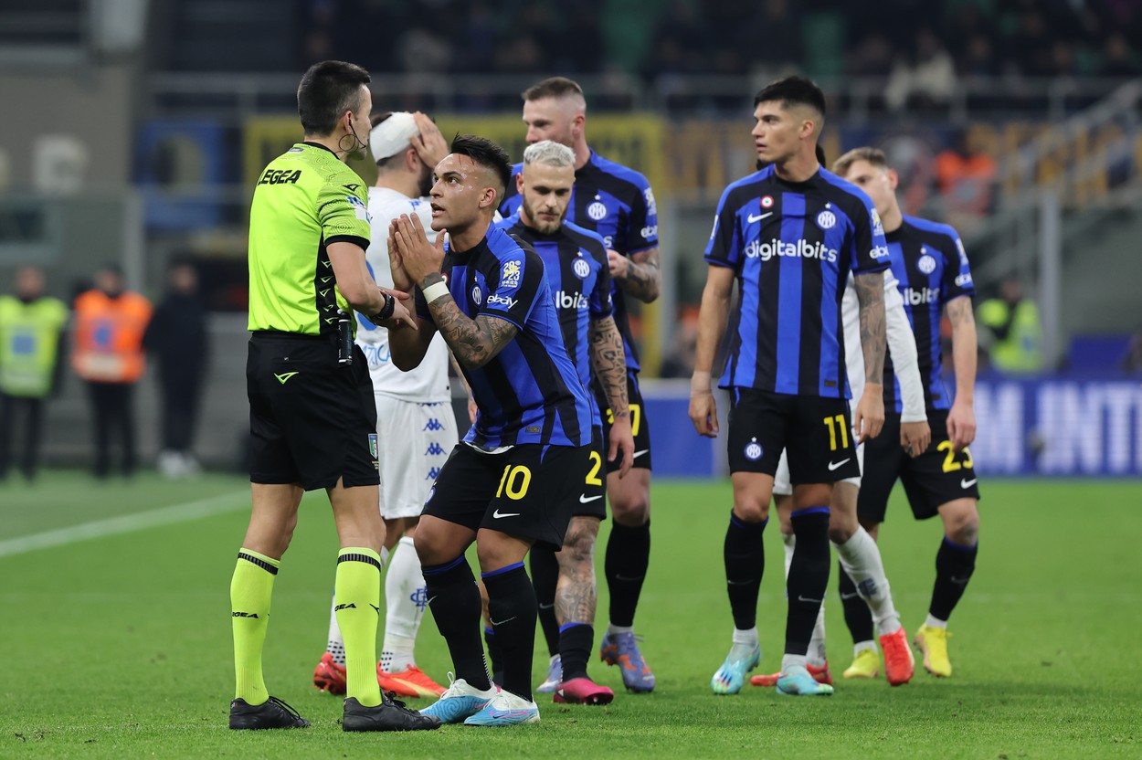 Inter - Empoli 0-1. Cu Skriniar eliminat, milanezii pierd pe teren propriu