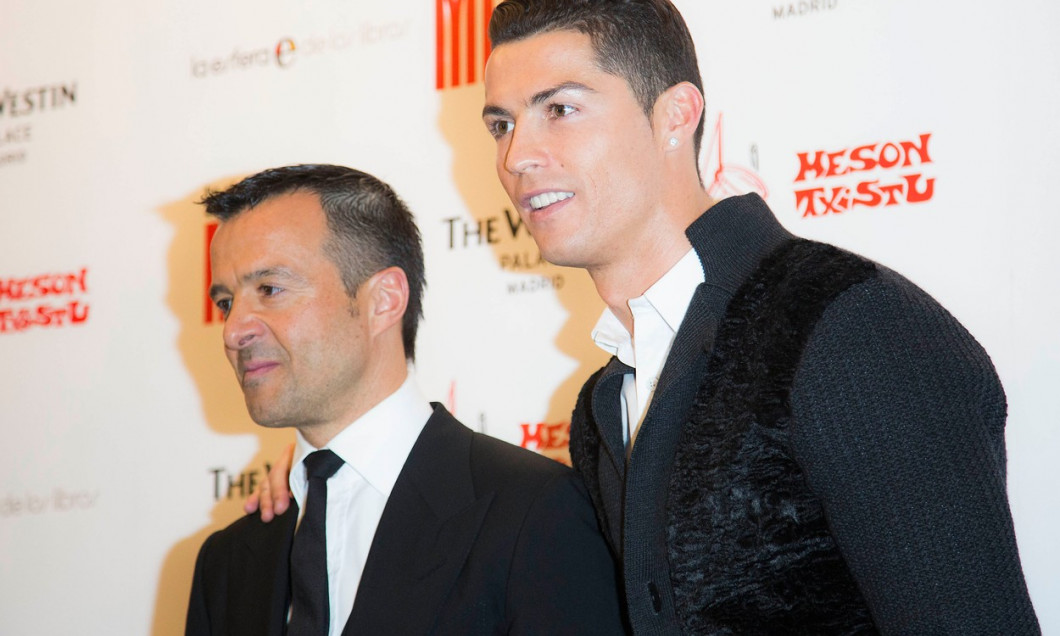 eal Madrid´s FC striker Cristiano Ronaldo attends the presentation of his agents book at The Palace Hotel in Madrid