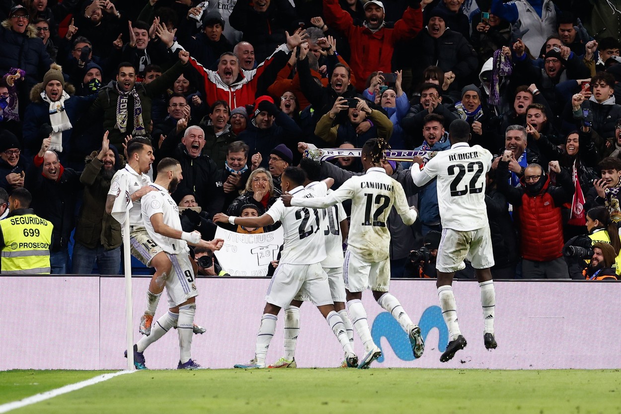 Real Madrid – Atletico Madrid 3-1. ”Los Blancos” s-au calificat în semifinalele Cupei Spaniei