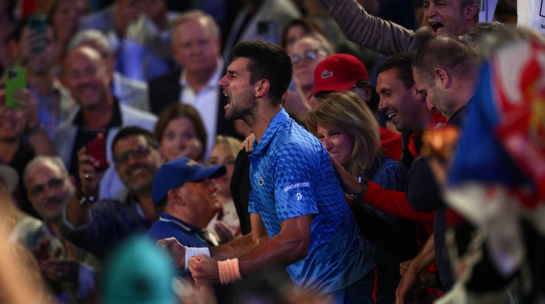 Primul gest pe care Novak Djokovic l-a făcut imediat cum a triumfat la Australian Open 2023