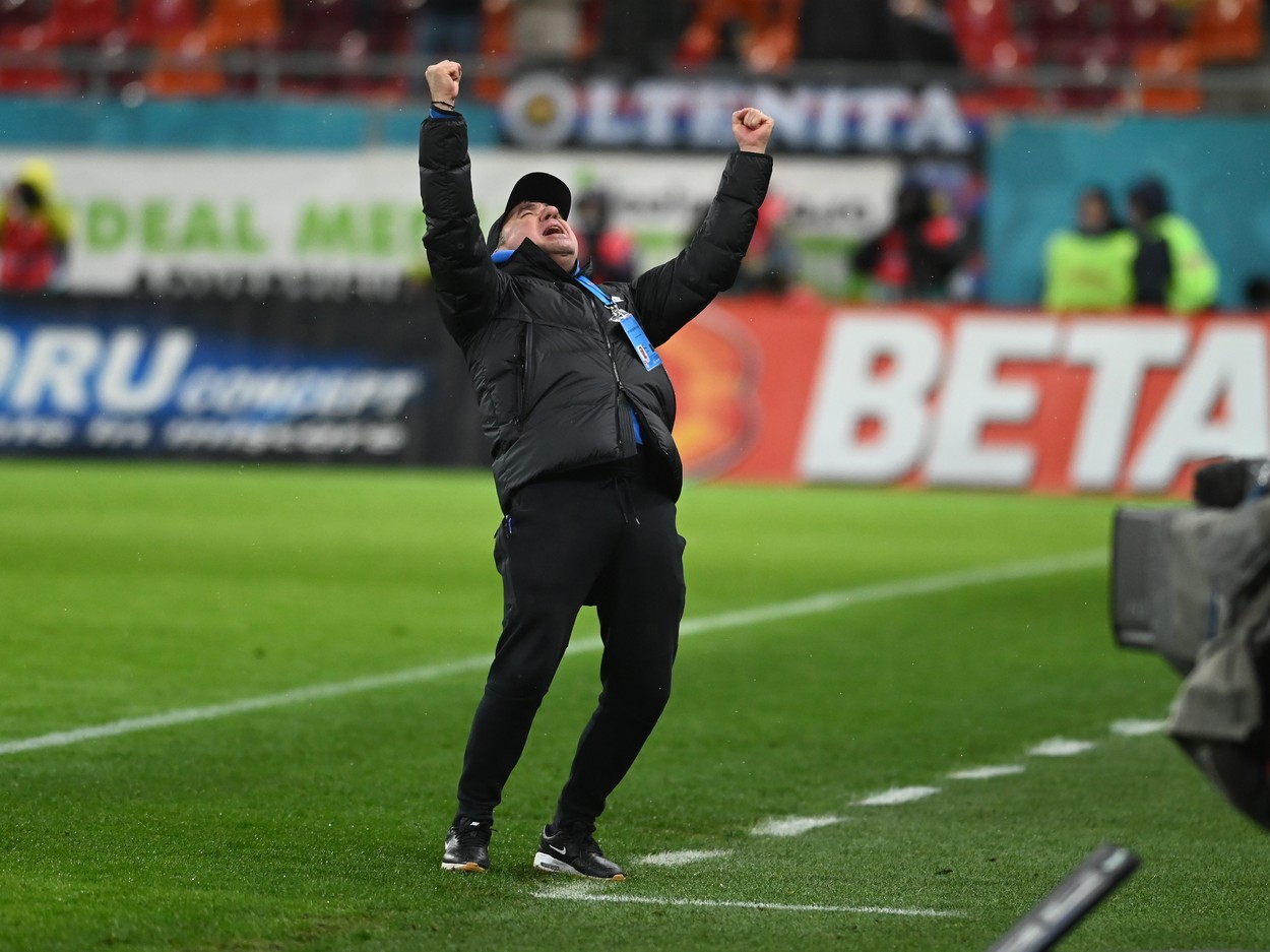 Dezlănțuit: cum a fost surprins Gică Hagi după victoria cu FCSB