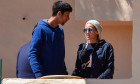 EXCLUSIVE: Novak Djokovic and his wife Jelena Djokovic in Marbella Spain