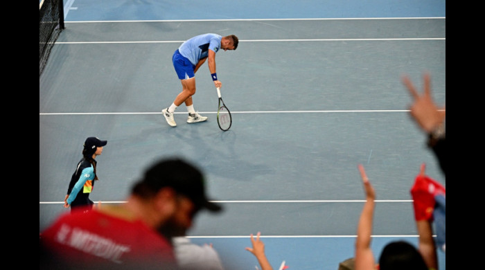 Novak Djokovic - Enzo Couacaud, Australian Open 2023 / Foto: Profimedia