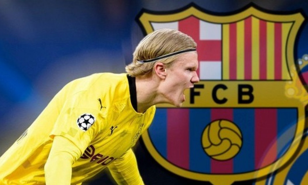 PHOTOMONTAGE-Does Erling HAALAND (Borussia Dortmund) prefer Spain? Father and consultant spotted in Barcelona and Madrid. Archive photo; jubilation Erling HAALAND (DO) after his goal to 2: 0, Soccer Champions League, Round of 16 return match, Borussia Dor