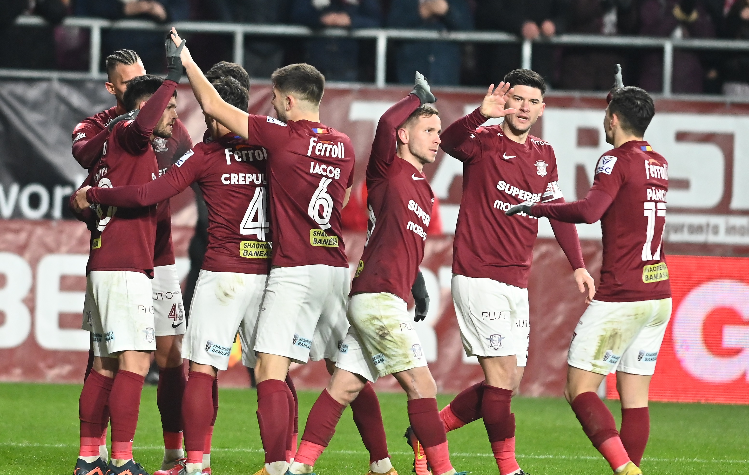 Rapid - Voluntari 4-1. Spectacol total în Giulești! Încă un ”hat-trick” reușit de Dugandzic