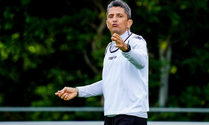 WENUM-WIESEL, NETHERLANDS - JULY 8: coach Razvan Lucescu of PAOK Saloniki during a Training Session of PAOK Saloniki at Sportpark Wiesel on July 8, 2022 in Wenum-Wiesel, Netherlands (Photo by Rene Nijhuis/Orange Pictures)