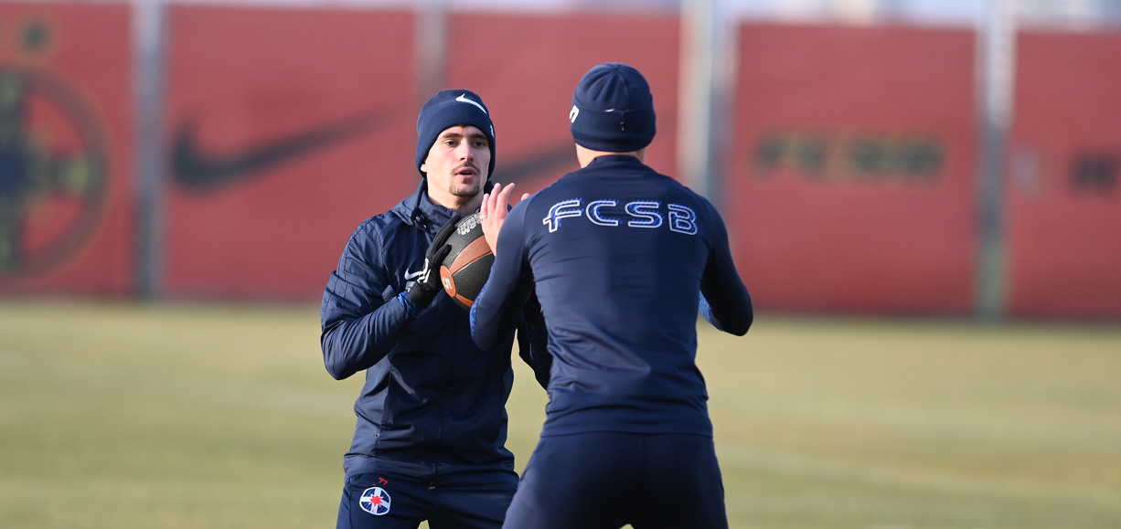 Fotbalistul FCSB-ului care s-a accidentat chiar înaintea meciului cu CFR Cluj