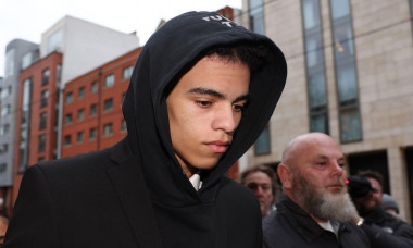Manchester United footballer Mason Greenwood arrives at Minshull Street Crown Court, Manchester, where he is charged with attempted rape. The 21-year-old is also accused of assault and controlling and coercive behaviour. Picture date: Monday November 21,
