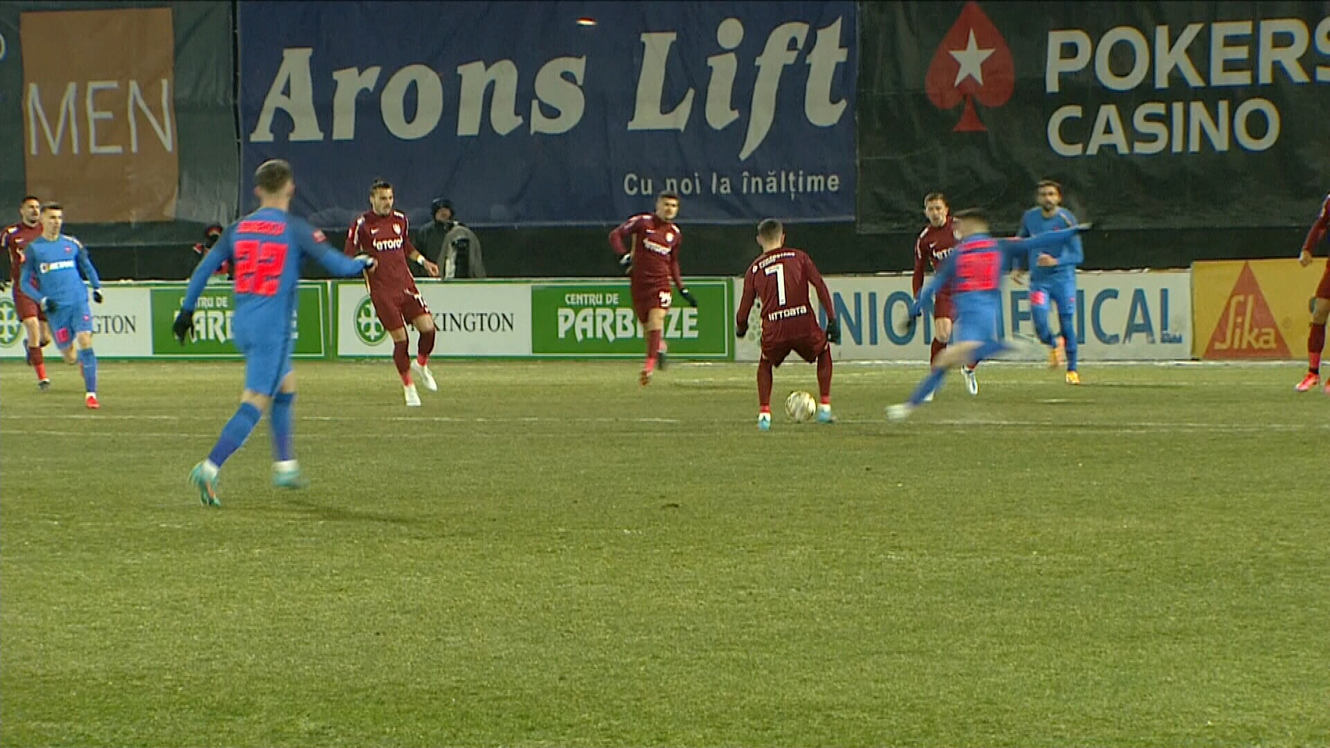 CFR Cluj - FCSB 0-0, ACUM, DGS 1. Start incendiar de meci! Ocazii mari ale roș-albaștrilor