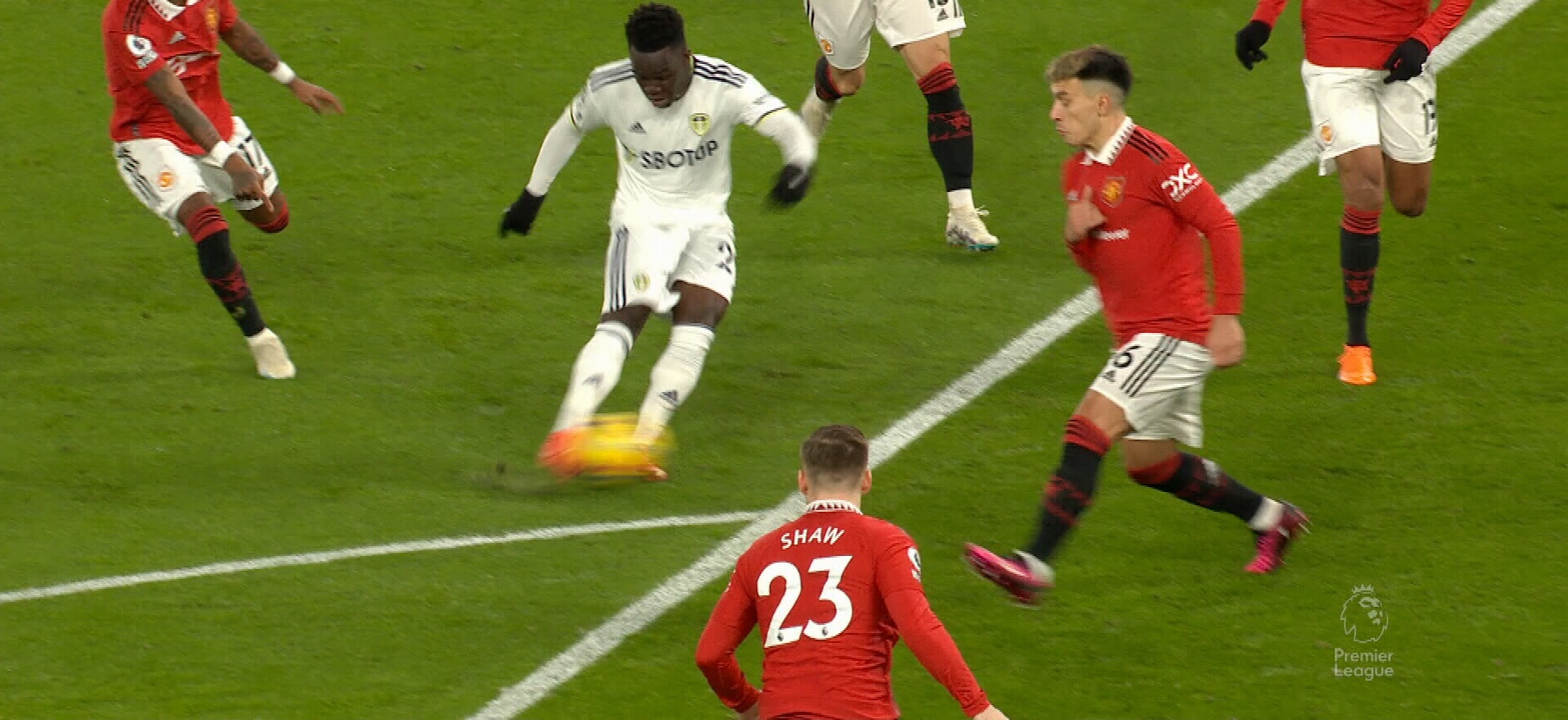 Manchester United - Leeds United 0-1, ACUM, în direct pe Digi Sport 1. Oaspeții deschid scorul în primul minut al partidei