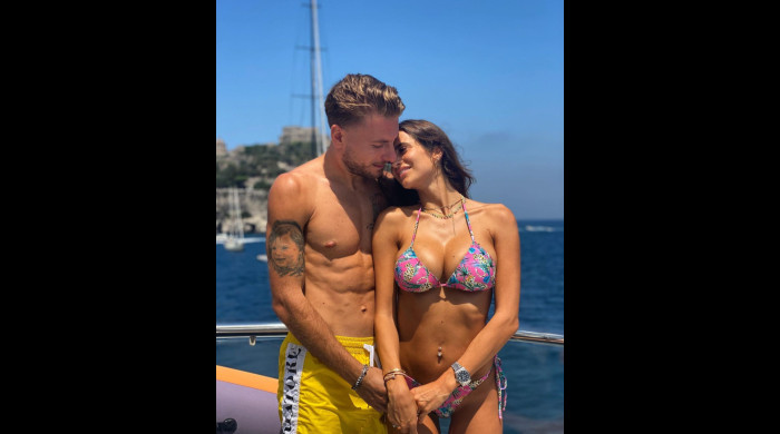 Ciro Immobile și soția lui, Jessica Melena / Foto: Instagram @jessicamelena