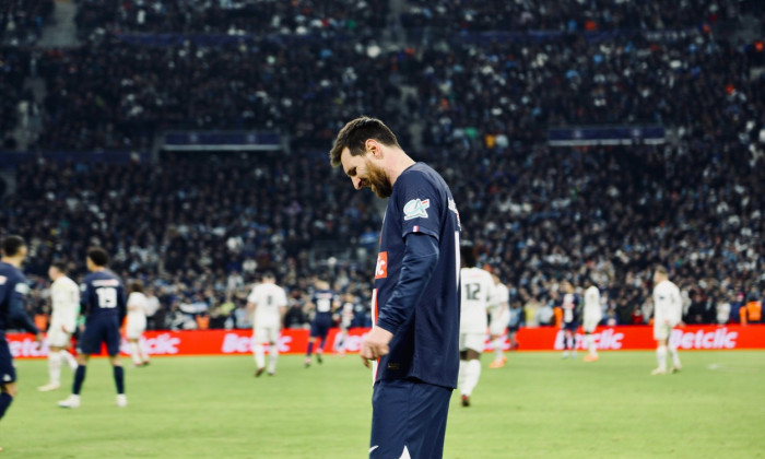 French Cup soccer match between Olympique de Marseille and Paris Saint-Germain