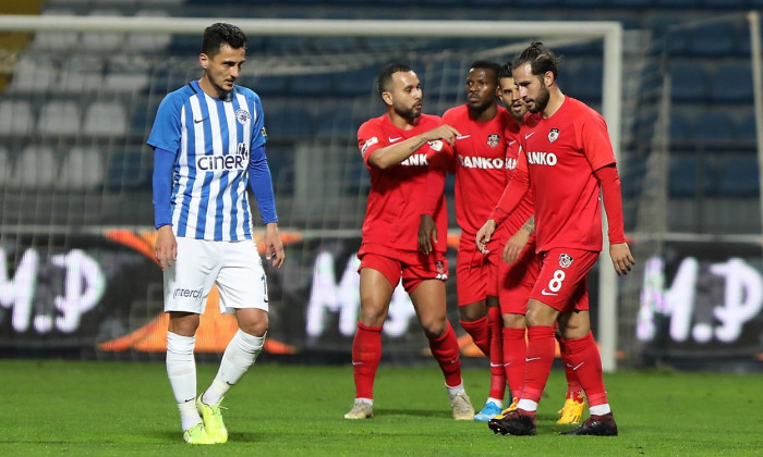 Jefferson #8 of Gaziantep FK during the Turkish Super league football match between Kasimpasa and Gaziantep FK at the Recep Tayyip Erdogan Stadium in Istanbul , Turkey on December 21 , 2019.