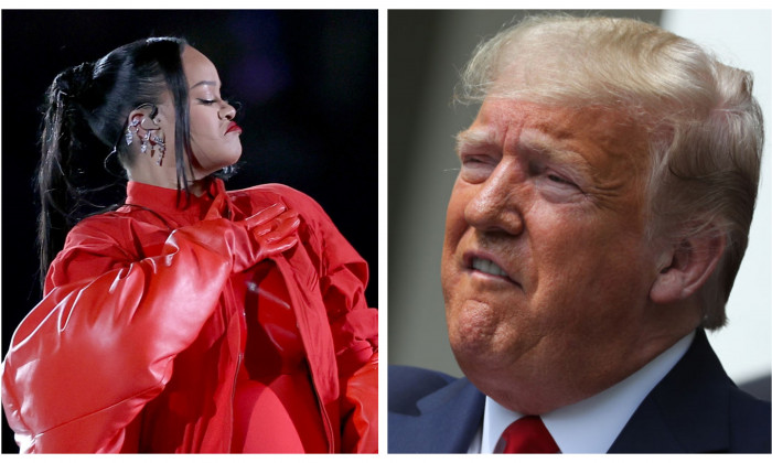 rihanna trump