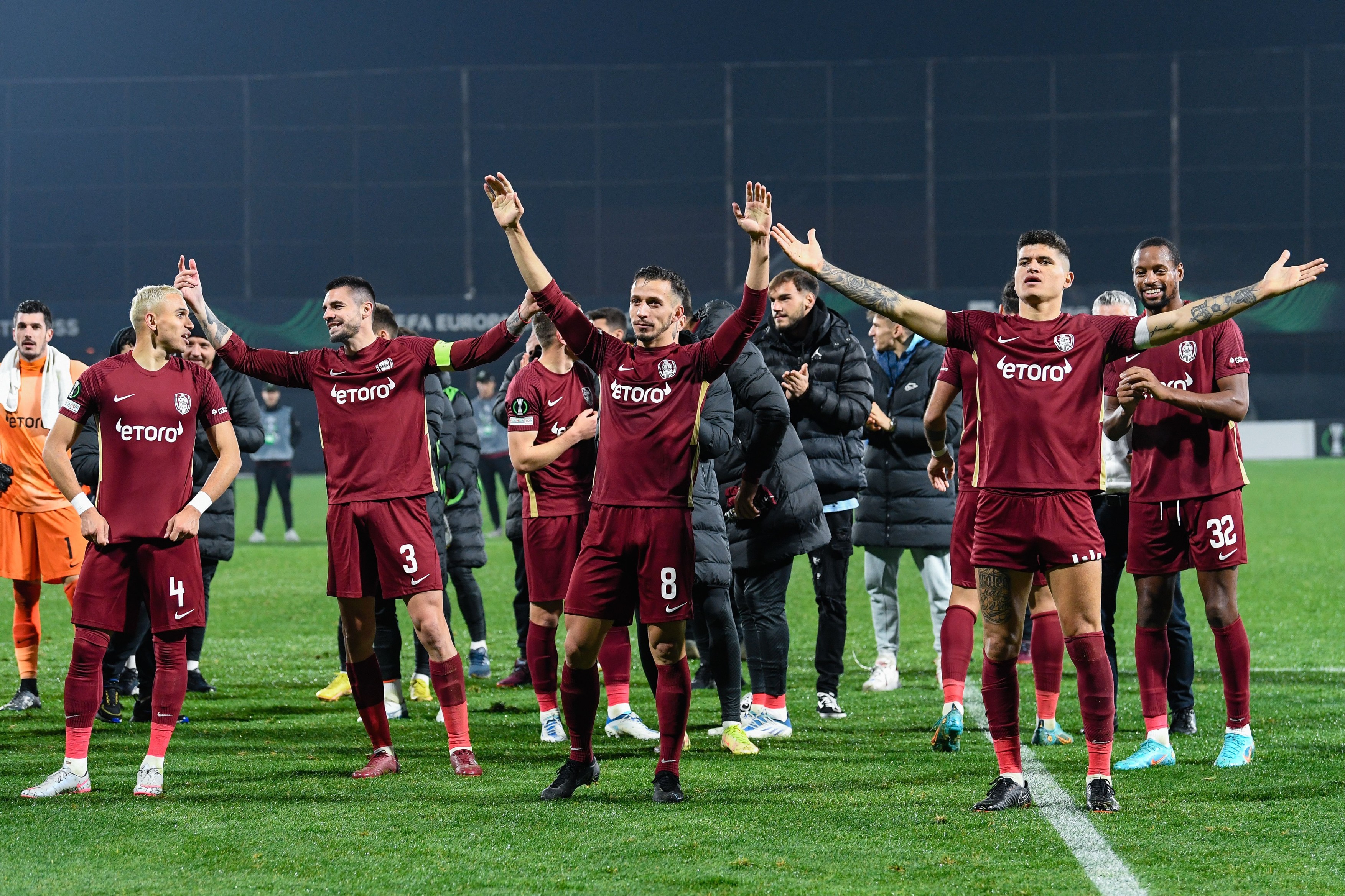 Un fotbalist de la CFR, cel mai bun din grupele Conference League la un capitol important