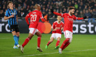 Club Brugge KV v SL Benfica: Round of 16 Leg One - UEFA Champions League