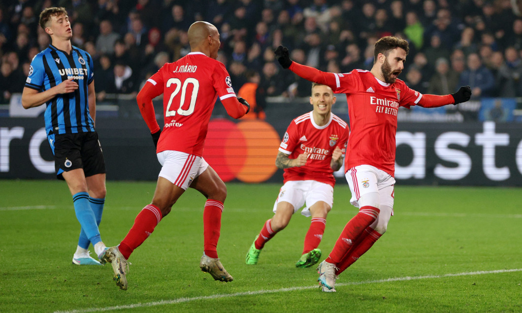 Club Brugge KV v SL Benfica: Round of 16 Leg One - UEFA Champions League