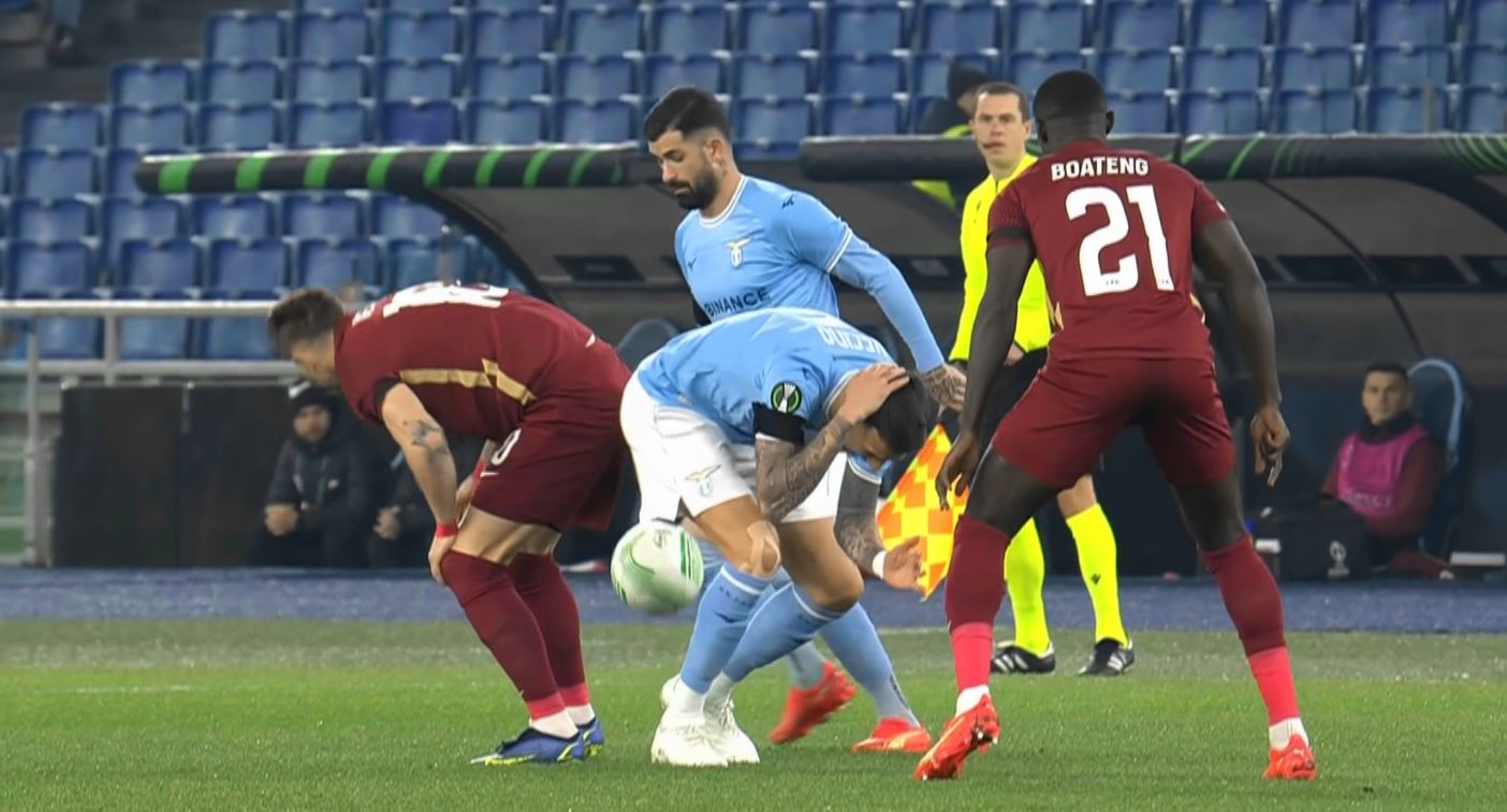 Lazio - CFR Cluj 0-0, ACUM, în play-off-ul Conference League. Italienii au o ocazie imensă, dar rămân în 10 oameni