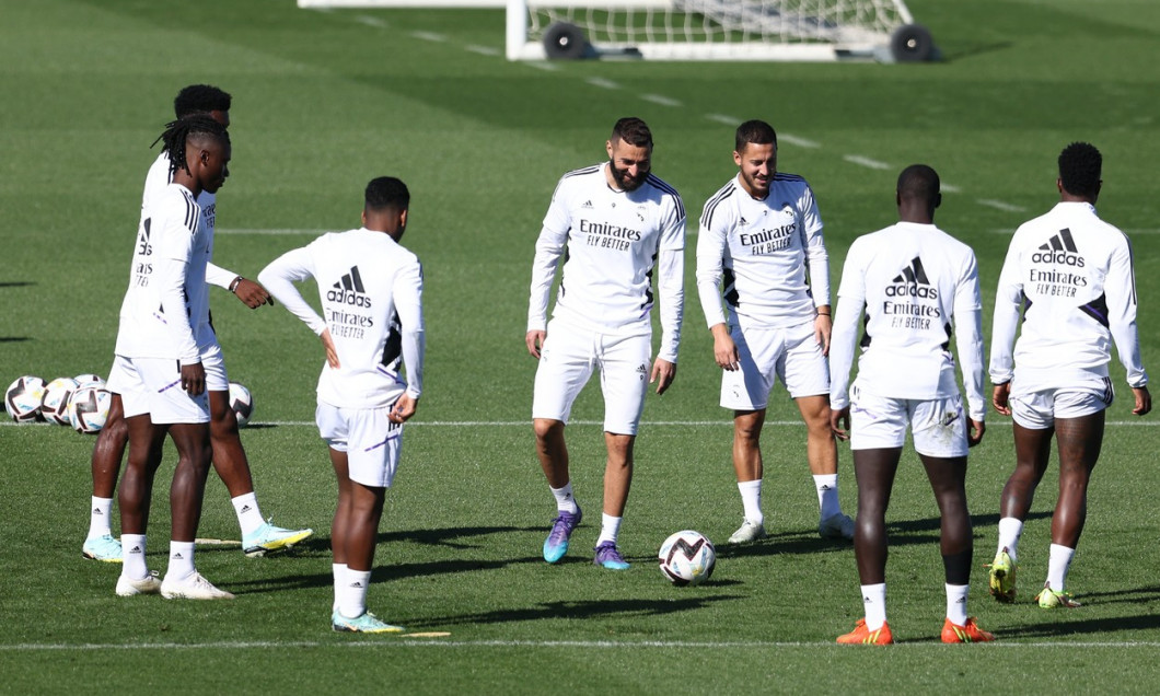 Real Madrid training day in Valdebebas