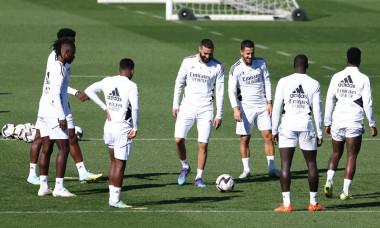 Real Madrid training day in Valdebebas