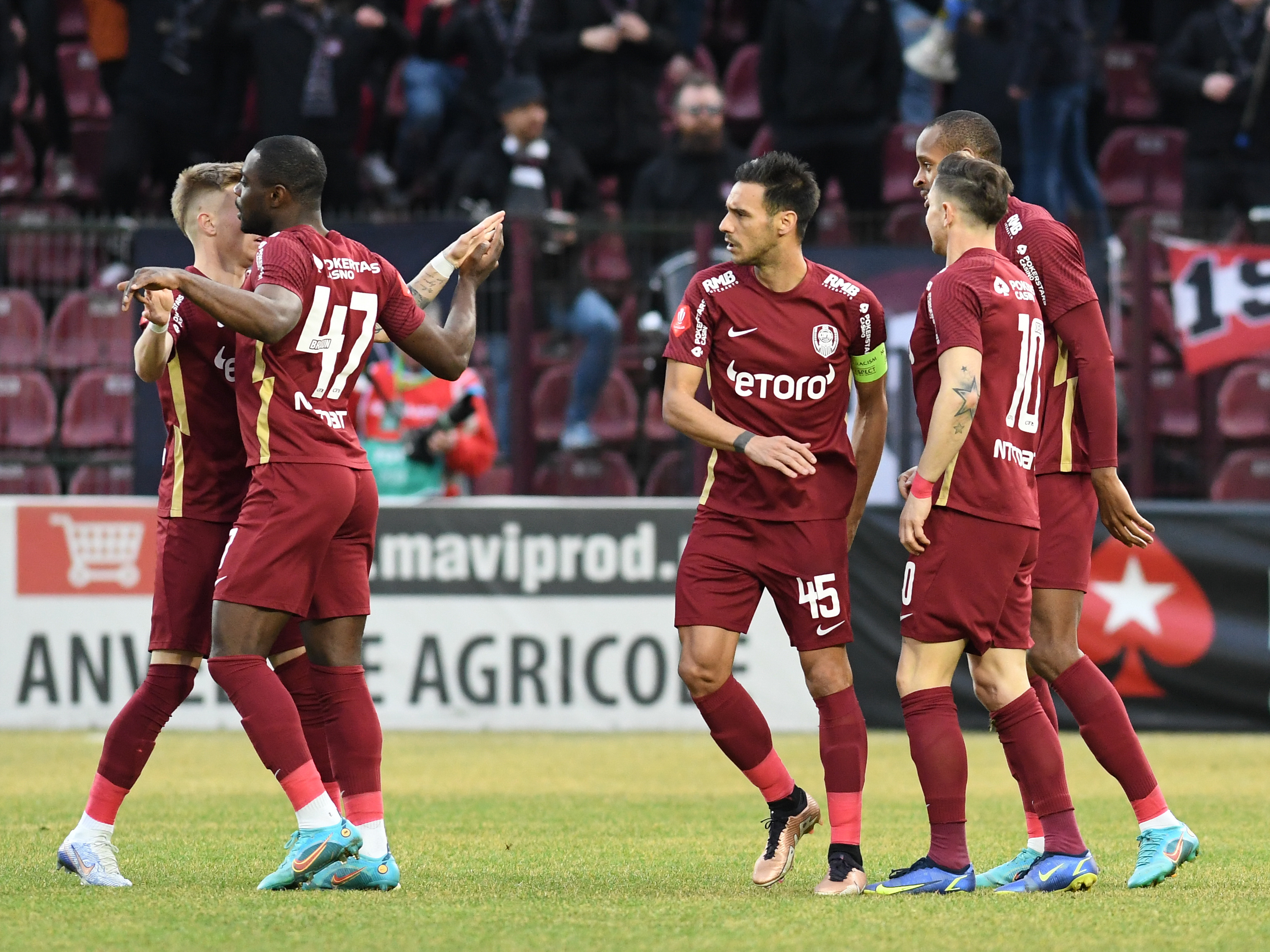 CFR Cluj - FC Argeș 3-1. Campioana, primul succes după trei eșecuri la rând în toate competițiile