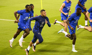 Entraînement de l'équipe de France de football, à l'avant-veille de la finale contre l'Argentine lors de la Coupe du Monde 2022 au Qatar (FIFA World Cup Qatar 2022)