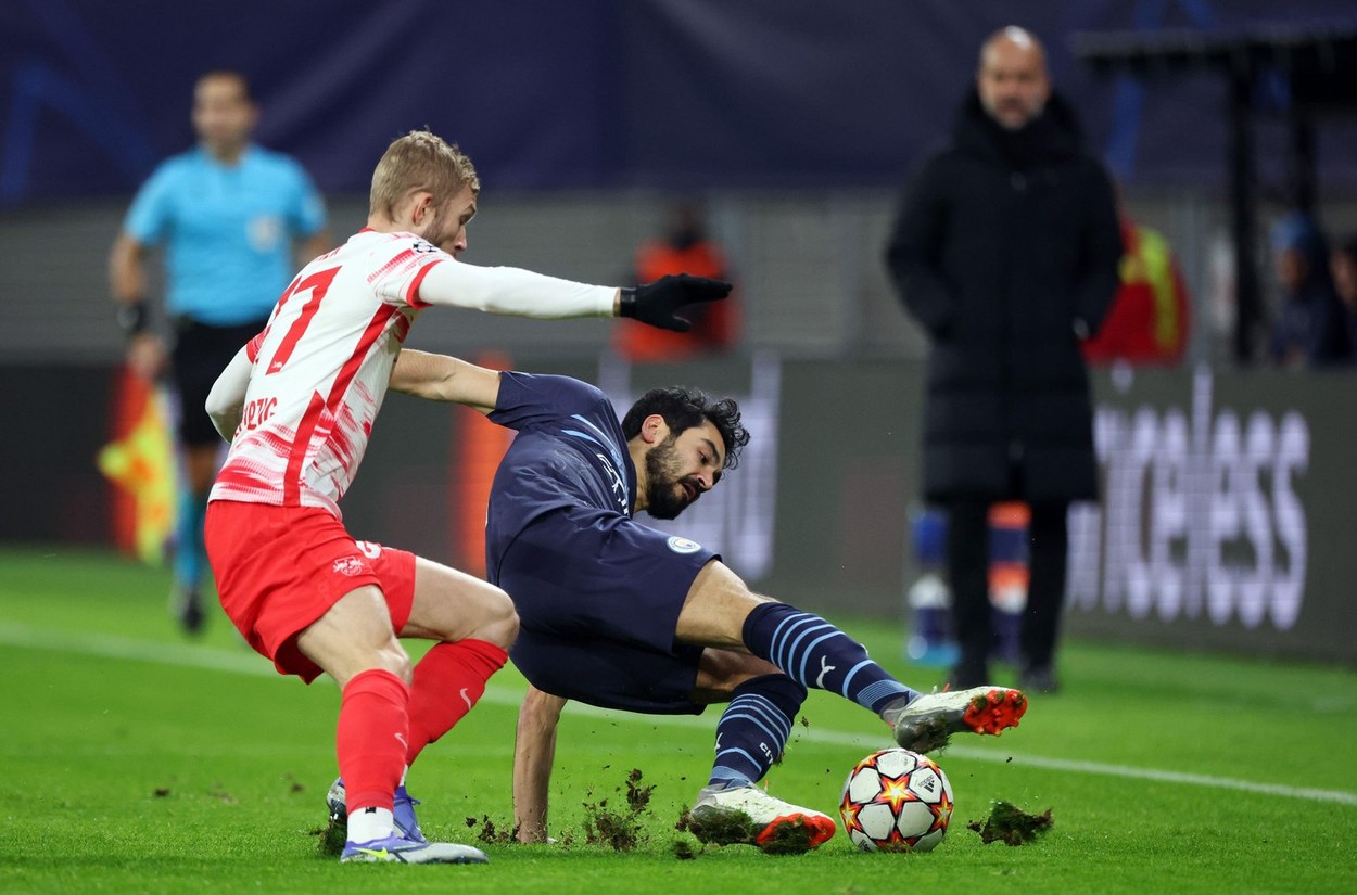 RB Leipzig - Manchester City 0-1, ACUM, pe Digi Sport 1. Mahrez profită de o eroare a gazdelor