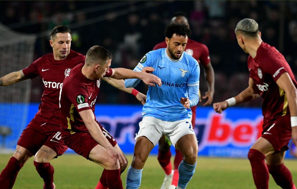 CFR Cluj - Lazio 0-0. Ocazie uriașă pentru ardeleni. Dan Petrescu a căzut în genunchi