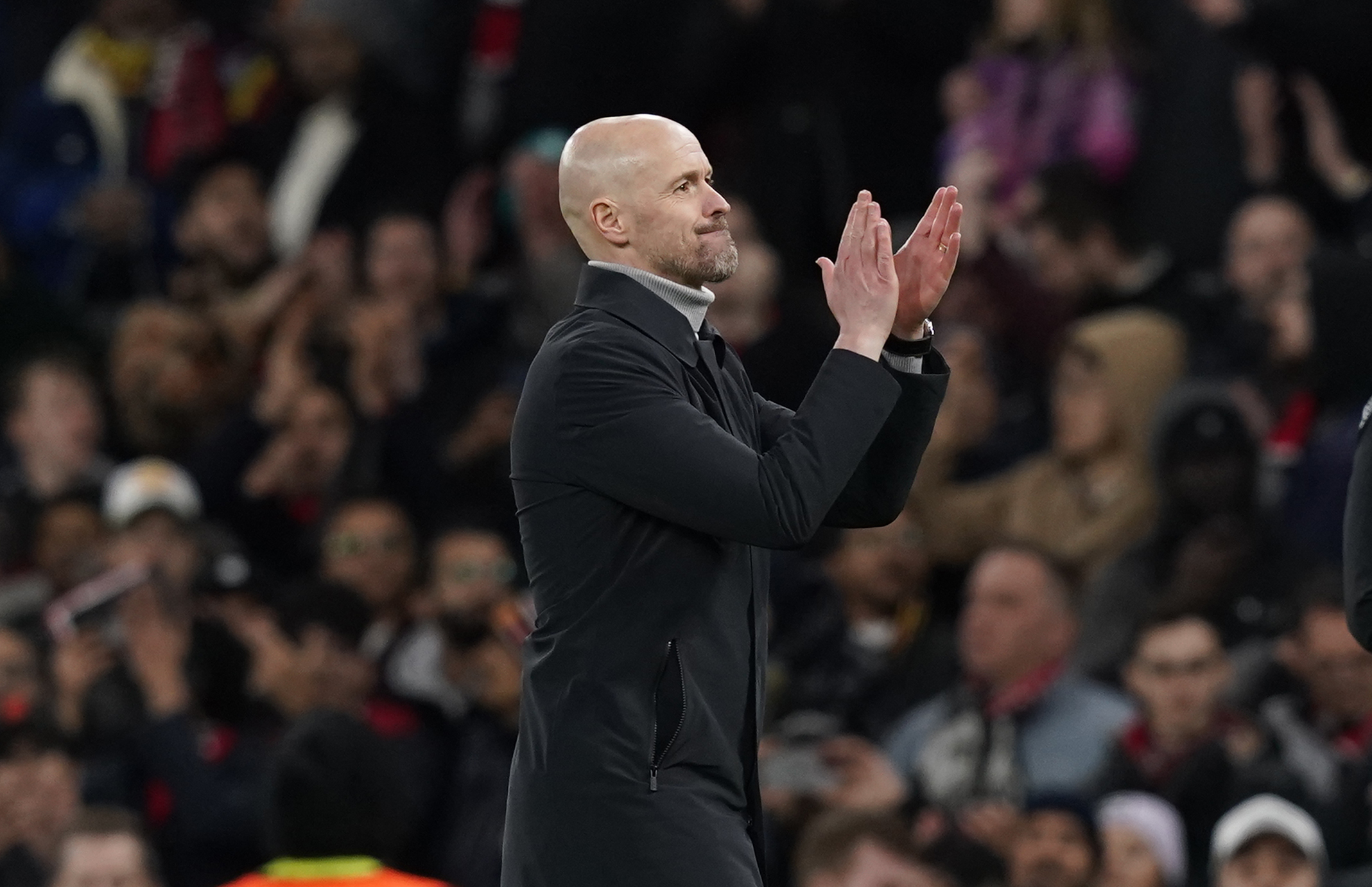 O noapte magnifică. Ten Hag a radiat de fericire după ce a eliminat-o pe Barcelona din Europa League