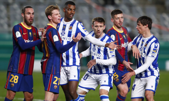 Real Sociedad v FC Barcelona - Supercopa de Espana Semi Final