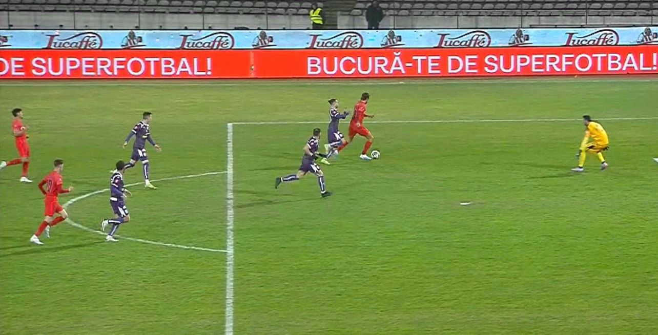 FC Argeș - FCSB 0-0, ACUM, pe Digi Sport 1. Compagno, ocazii mari. Una, singur cu portarul