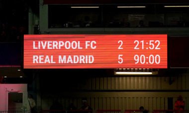 Liverpool scoreboard file photo