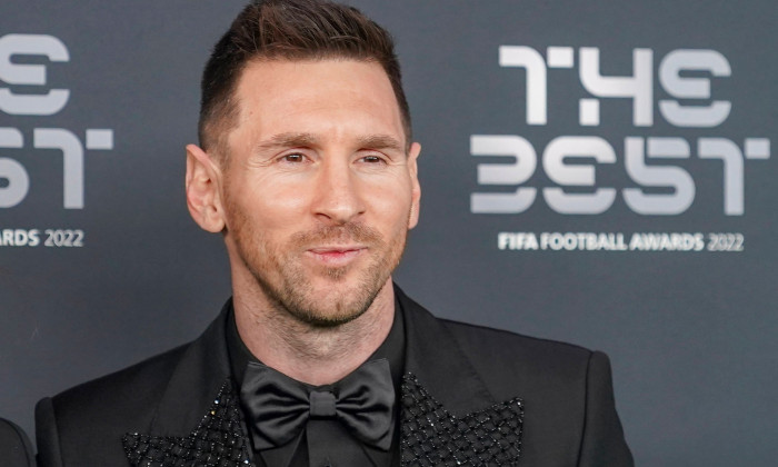 Paris, France, February 27th 2023: Argentina and PSG attacker Lionel Messi arrives at the The Best FIFA Football Awards