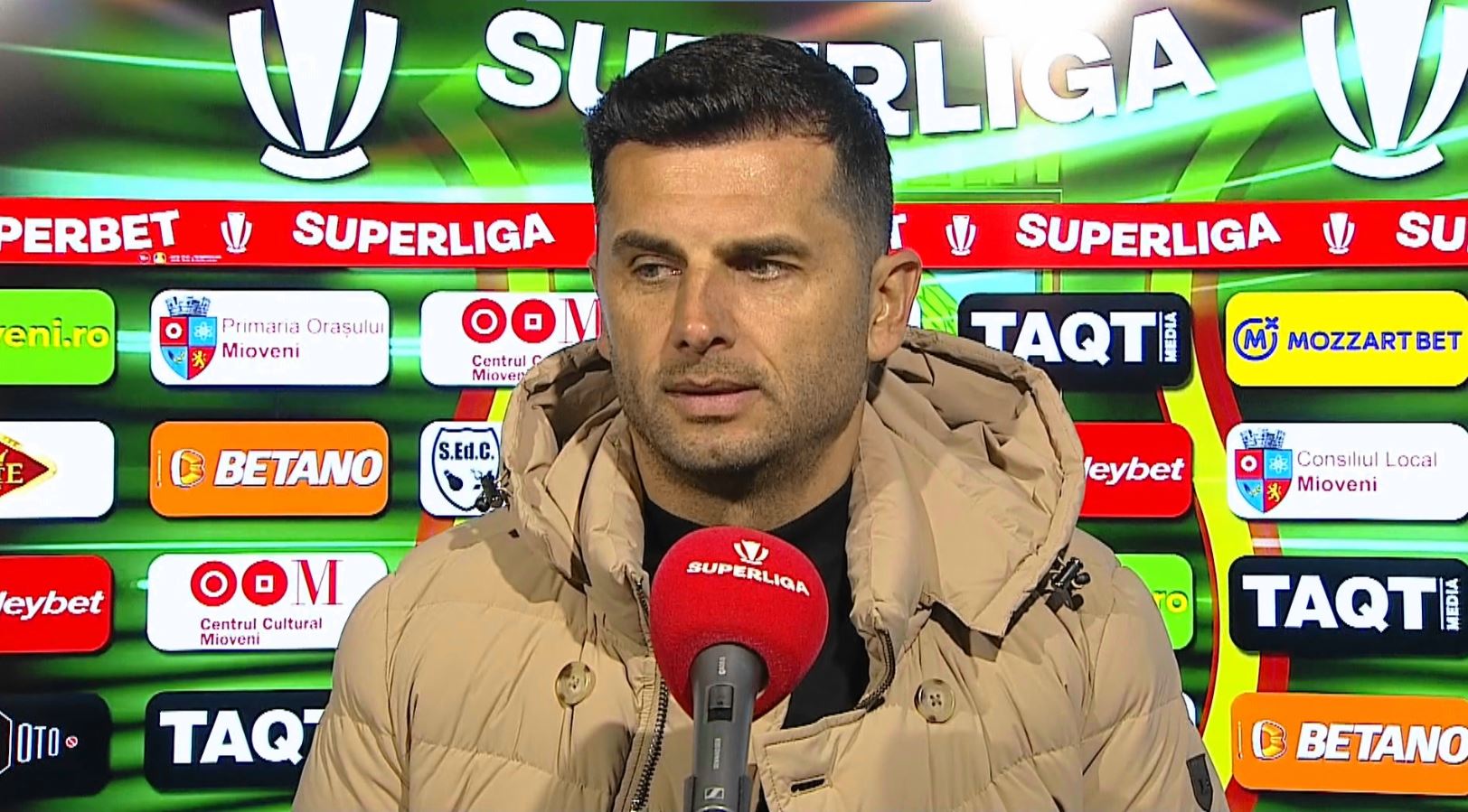 Nicolae Dică așteaptă mai mult de la jucătorii Mioveniului: ”Dacă primim cinci goluri, să dăm și noi trei”