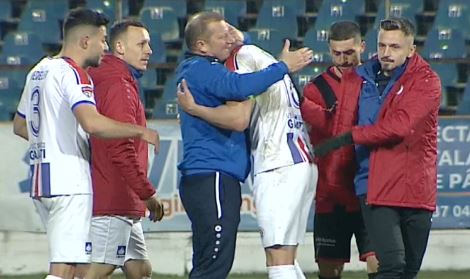 Oțelul - Csikszereda 1-0. Trupa lui Dorinel Munteanu a obținut biletul pentru play-off! Fatai, eroul gălățenilor
