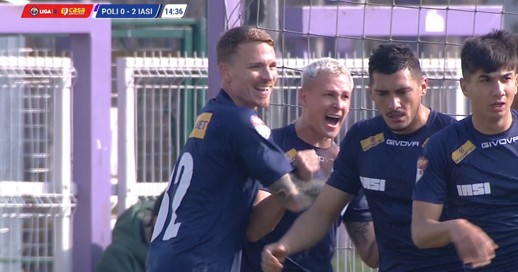 Liga 2, etapa 18 | Poli Timișoara - Poli Iași 0-2, DGS 1. Hlistei a majorat diferența. Rezultate și program complet