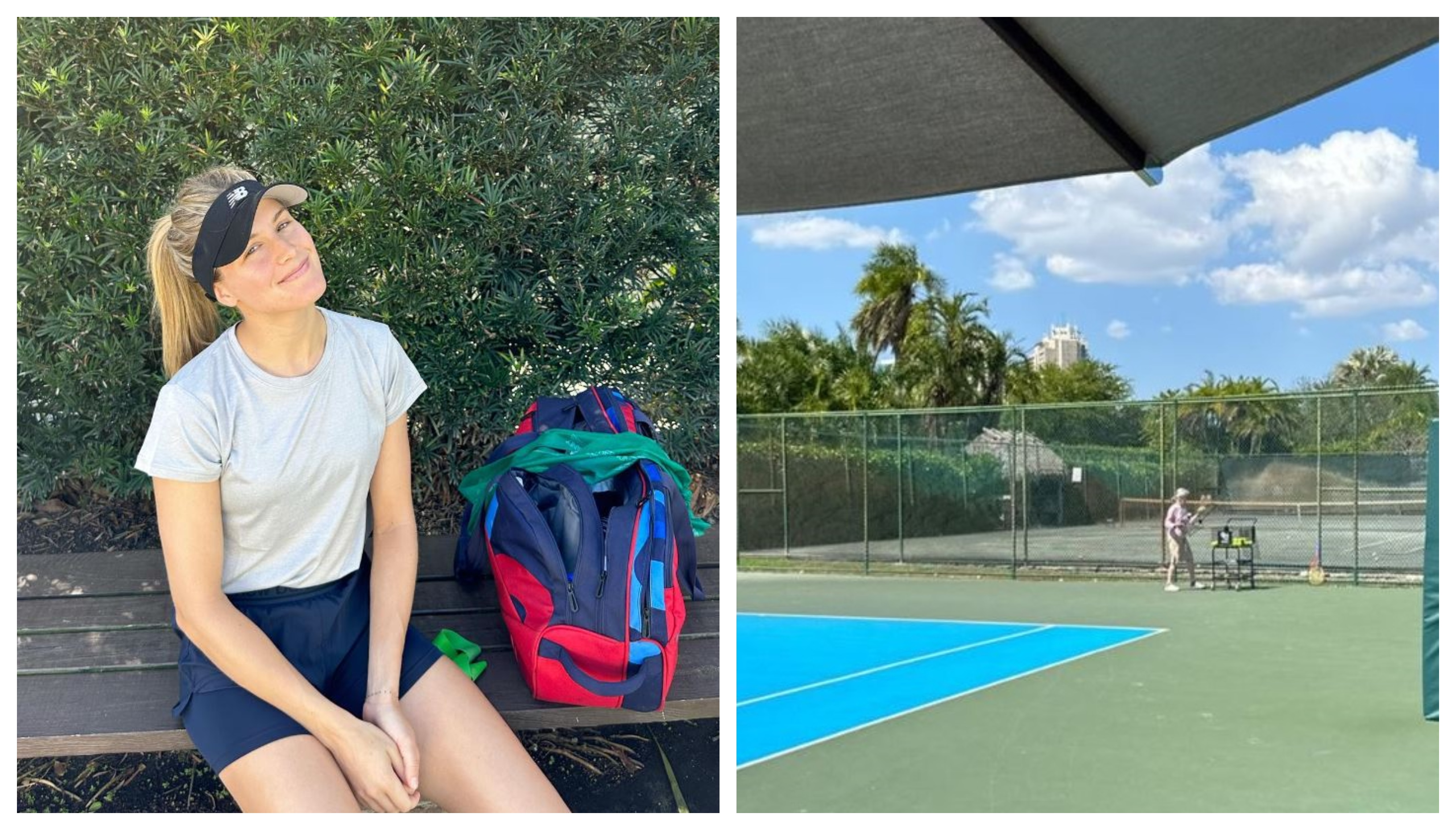 Eugenie Bouchard și-a adus bunica la antrenament. ”Funcția” pe care i-a dat-o la ședința de pregătire