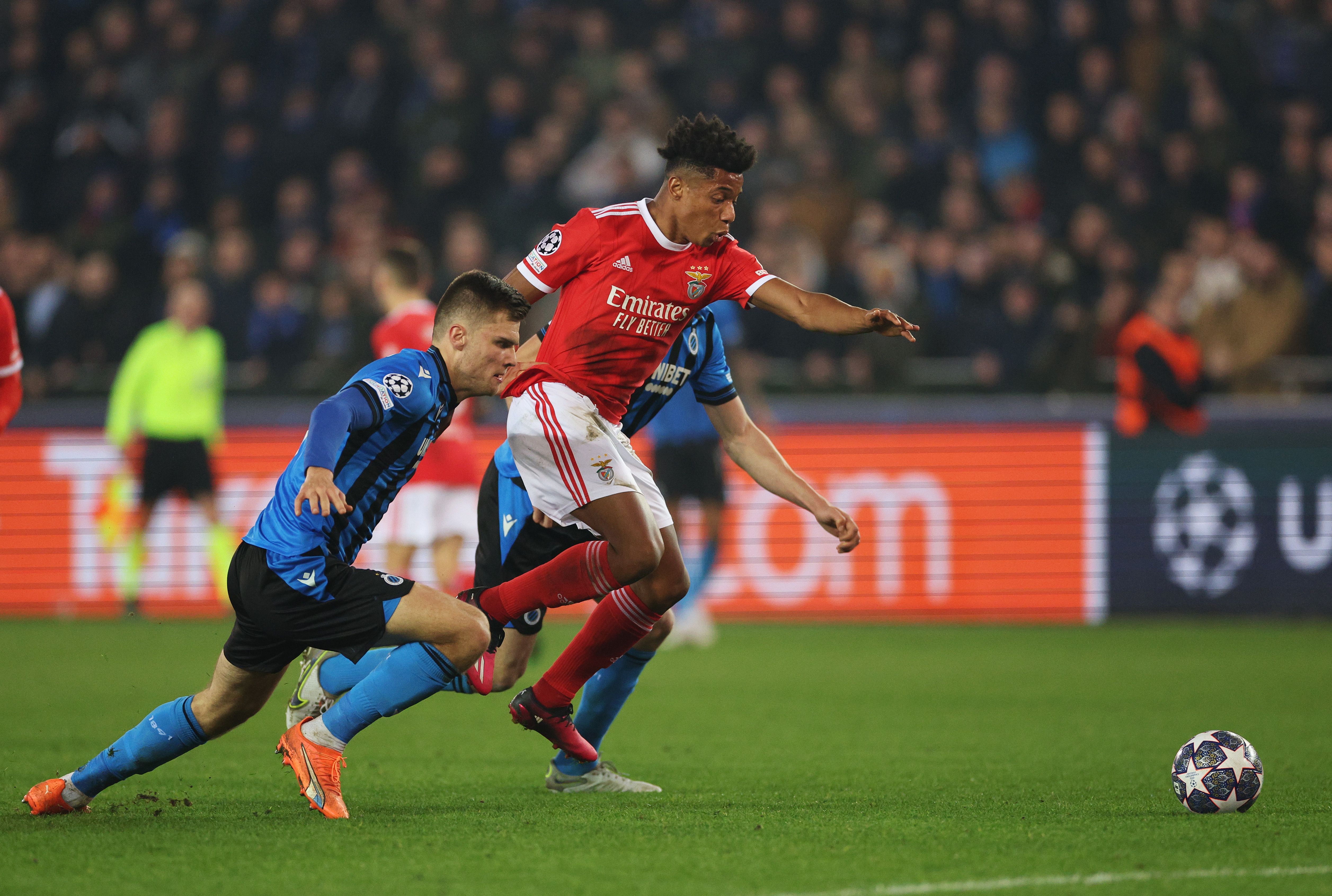 Benfica - Club Brugge 0-0, ACUM, pe Digi Sport 2. Gol anulat pentru portughezi