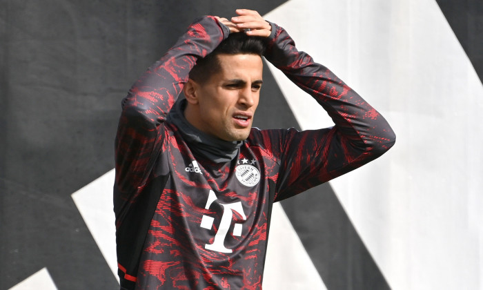 Joao CANCELO (Bayern Muenchen), Abschlusstraining am 07.03.2023 Fussball Champions League / FC Bayern Muenchen-Paris Sai