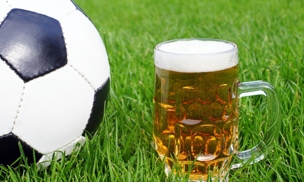 soccer &amp; beer - beer &amp; football