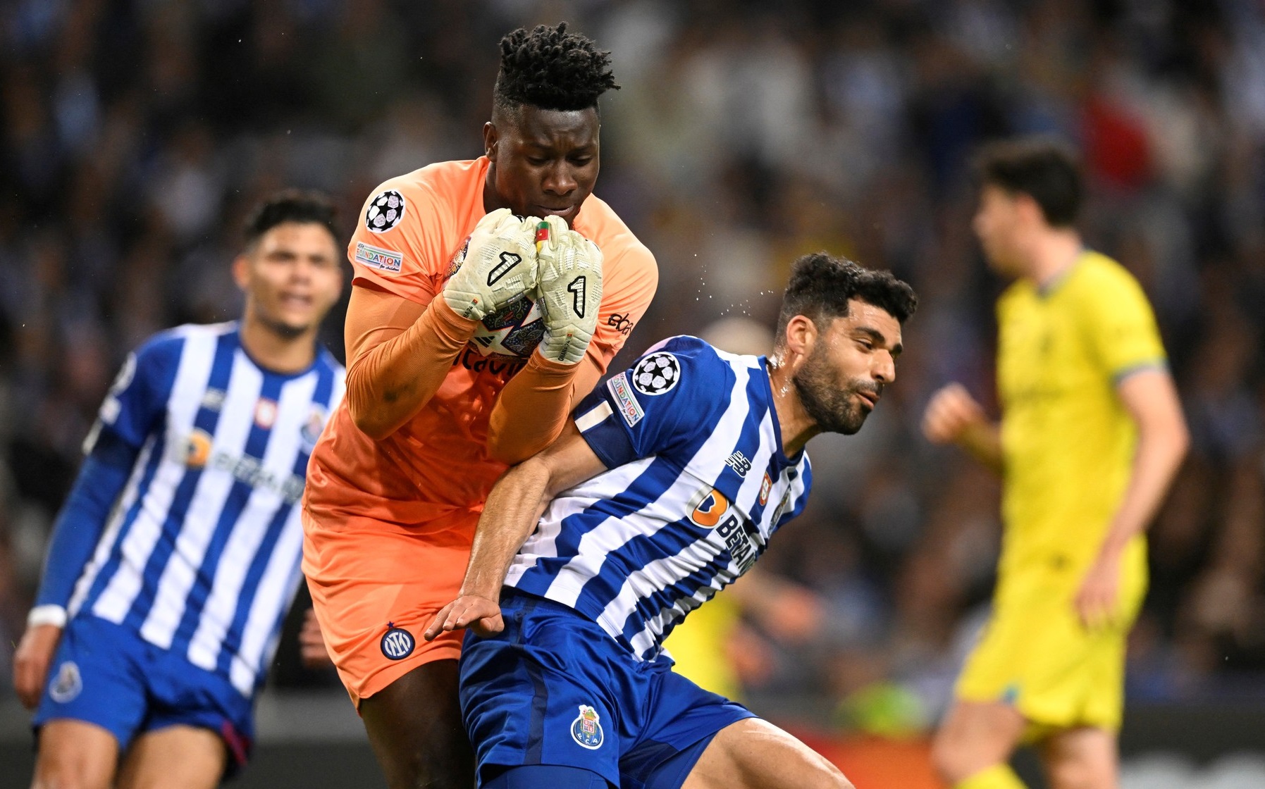 FC Porto - Inter 0-0, ACUM, la Digi Sport 2. Onana a intervenit excelent la ocaziile portughezilor