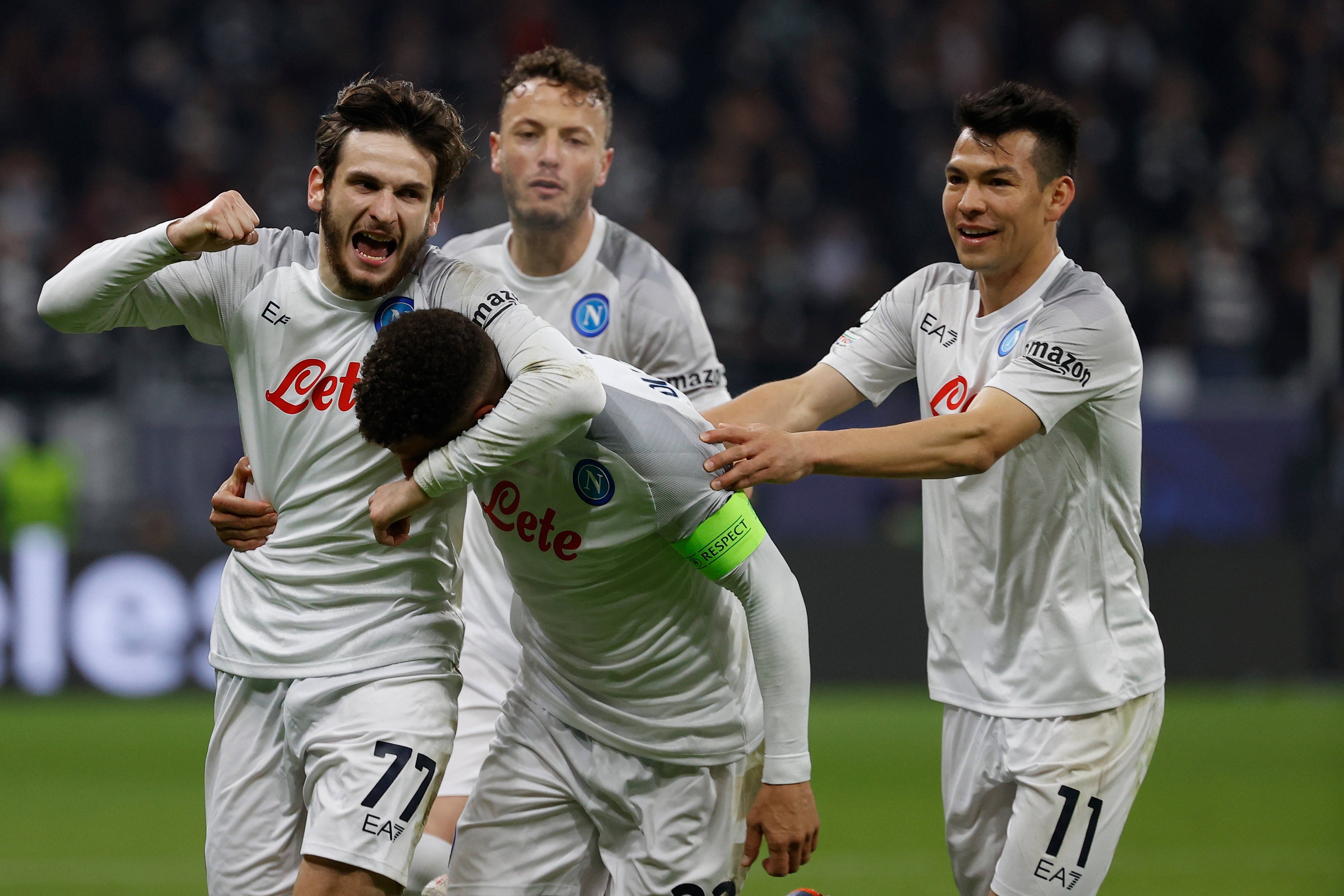 Napoli - Frankfurt Live Video, 22:00, Digi Sport 2. Trupa lui Spaletti pornește cu avantaj de două goluri