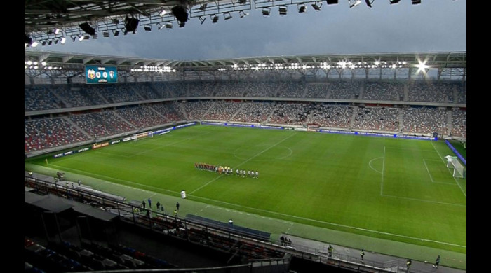 Stadionul din Ghencea, la meciul Steaua - Unirea Dej / Foto: Captură Digi Sport