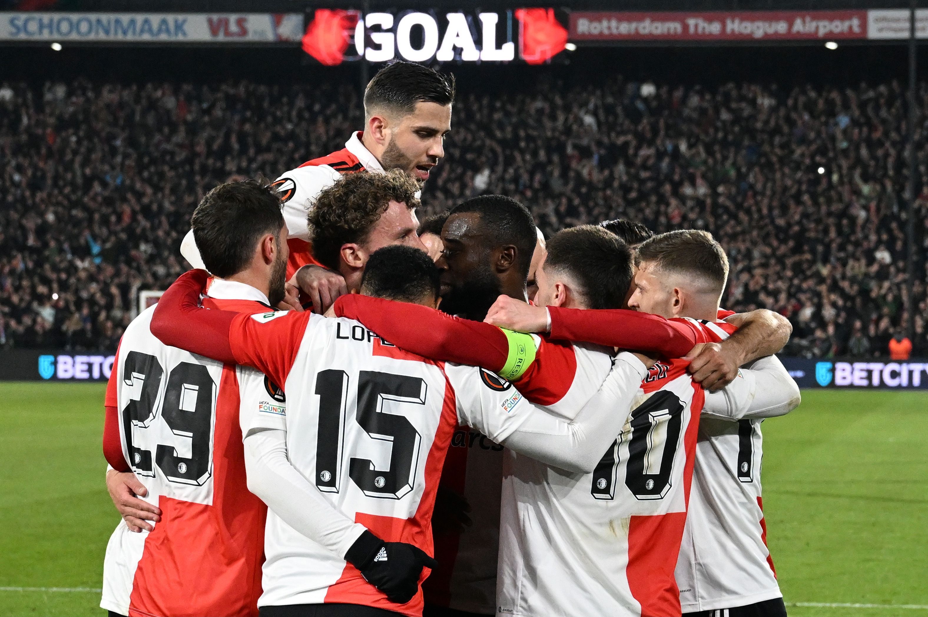 Umilință! După 1-1 în tur, Șahtior a cedat cu 1-7 pe terenul lui Feyenoord, în optimile Europa League