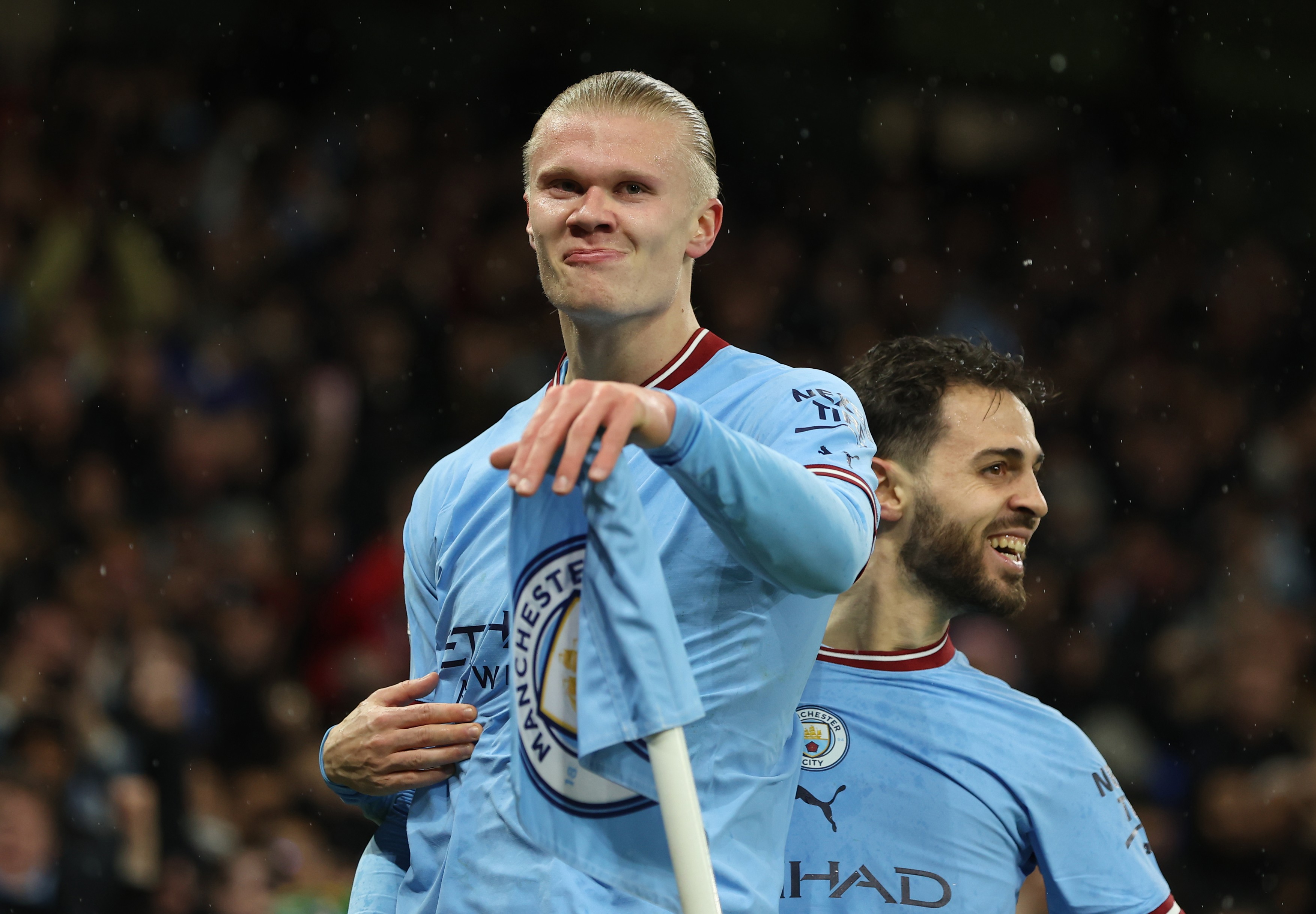 Erling Haaland, monitorizat în permanență la Manchester City. Pep Guardiola: ”Trebuie să-l urmărim pentru că este atât de mare”